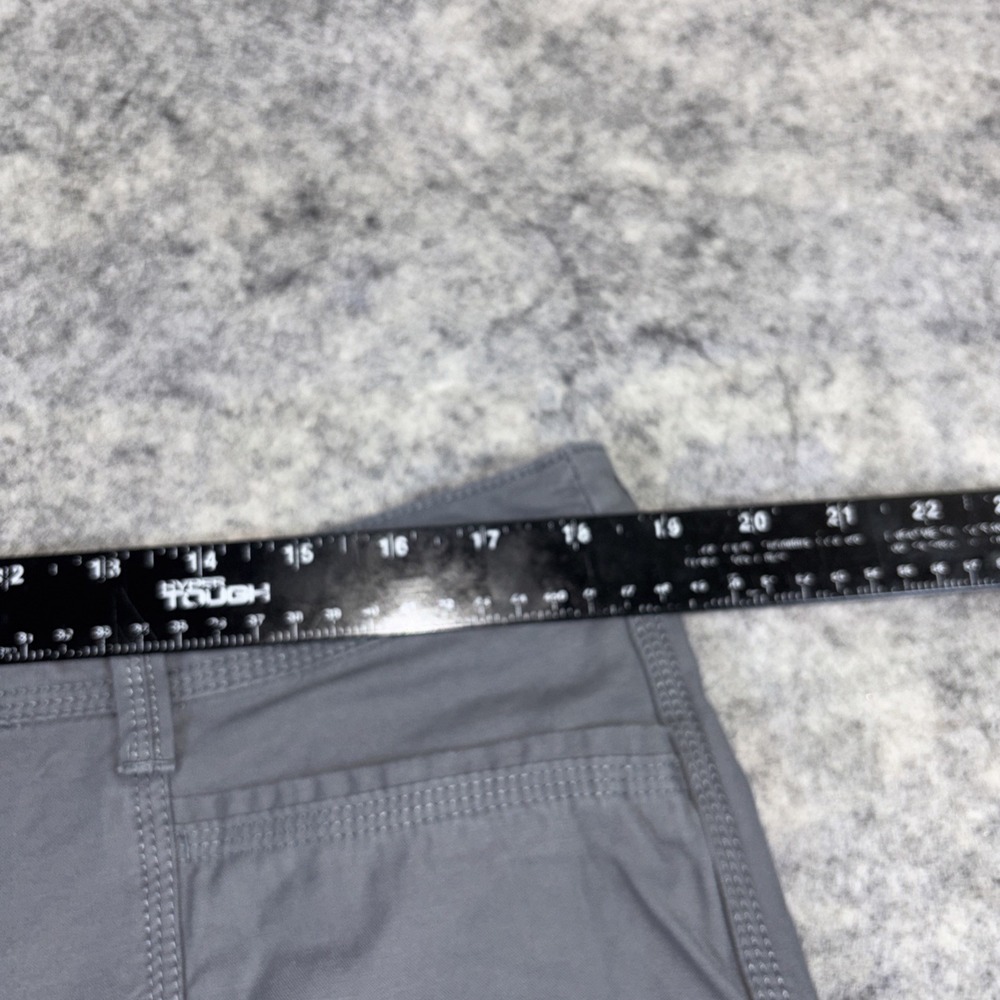 Eddie Bauer Chino Shorts Women's 14 Gray Cargo Summer Trail Hiking‎ Outdoor - Picture 4 of 9